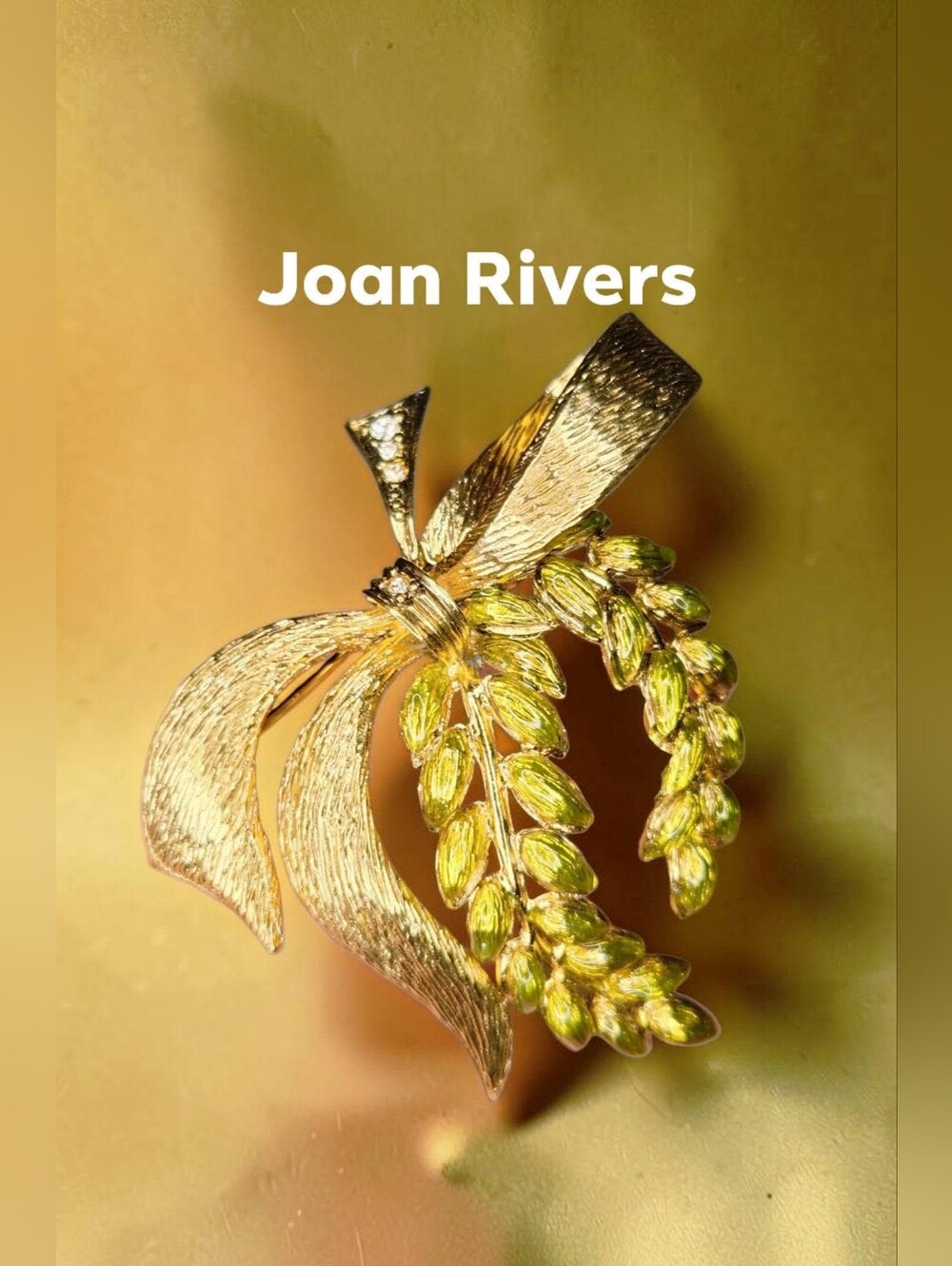 Joan Rivers Brooch - Picture 2 of 6